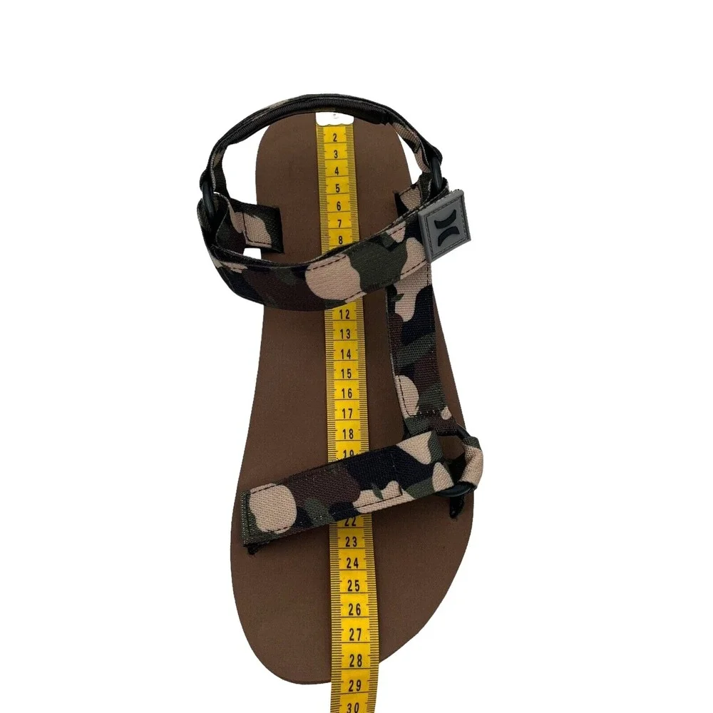 Hurley Raleigh Mens‎ Sport Strappy Sandals Size 10 Camo Print Adjustable Straps